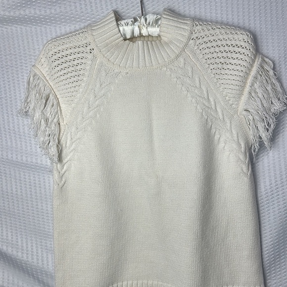 Fringed Sweater Tee Anthropologie - Picture 11 of 11